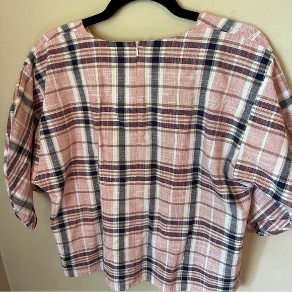 ASOS Check Puff Sleeve Top | US Size 10 - Picture 5 of 8